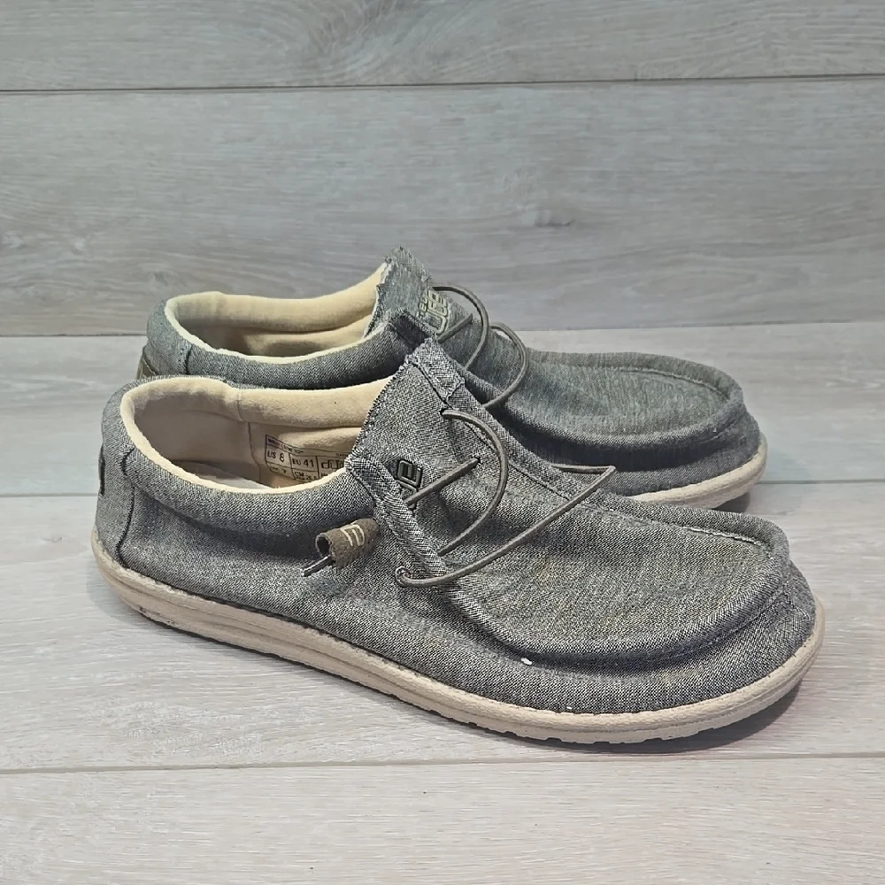 Hey Dude Men's Wally L Stretch Steppa Casual Shoes Sz 8